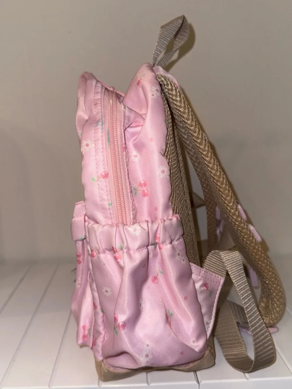 Sanrio My Melody Pink Cherry Bow Small Backpack
